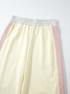 Block Round Neck Top Pants Set (15)