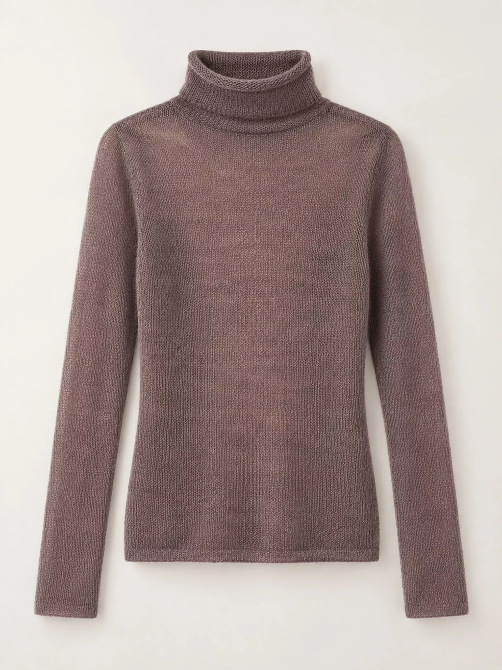 Sheer Turtleneck Knit Top (17)