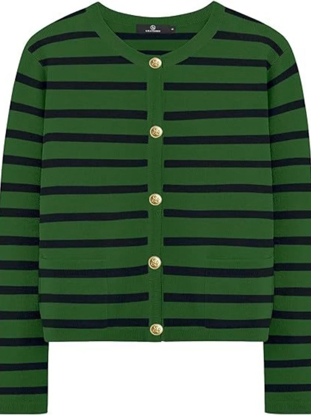 Striped Button-up Cardigan (21)