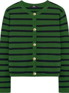 Striped Button-up Cardigan (21)