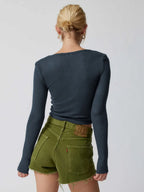 Notched Long Sleeve T-shirt (18)