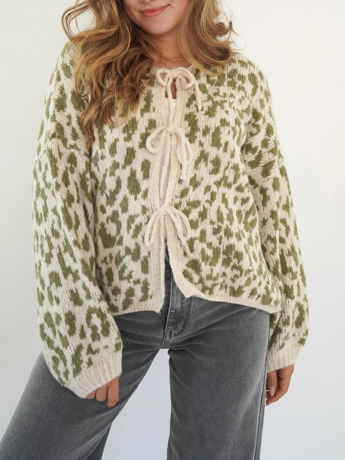 Leopard Tie Front Cardigan (6)