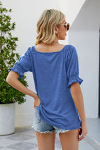 Short Flounce Sleeve Top (18)