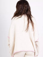 Contrast Trim Open Front Cardigan (7)