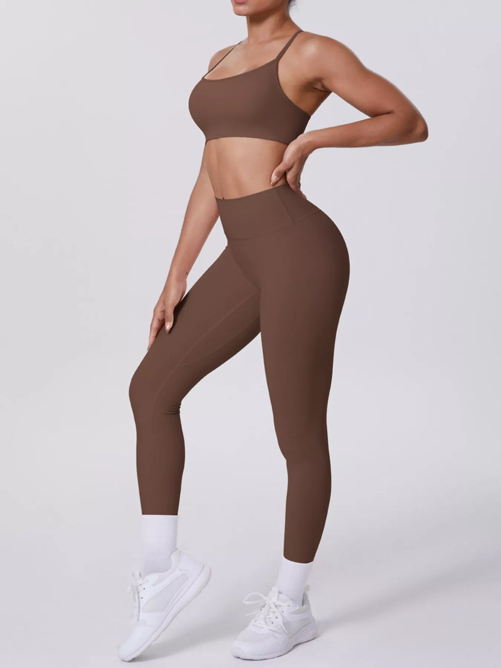 Criss-cross Back Cami Leggings Active Set (16)