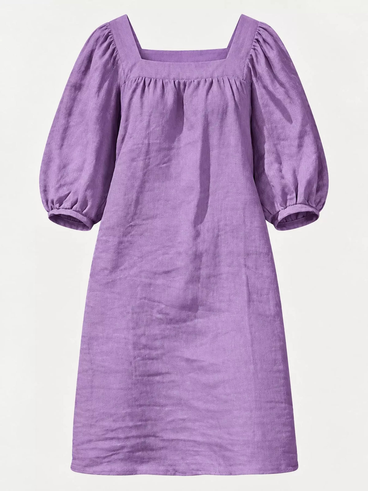 Square Neck Puff Sleeve Mini Dress (32)