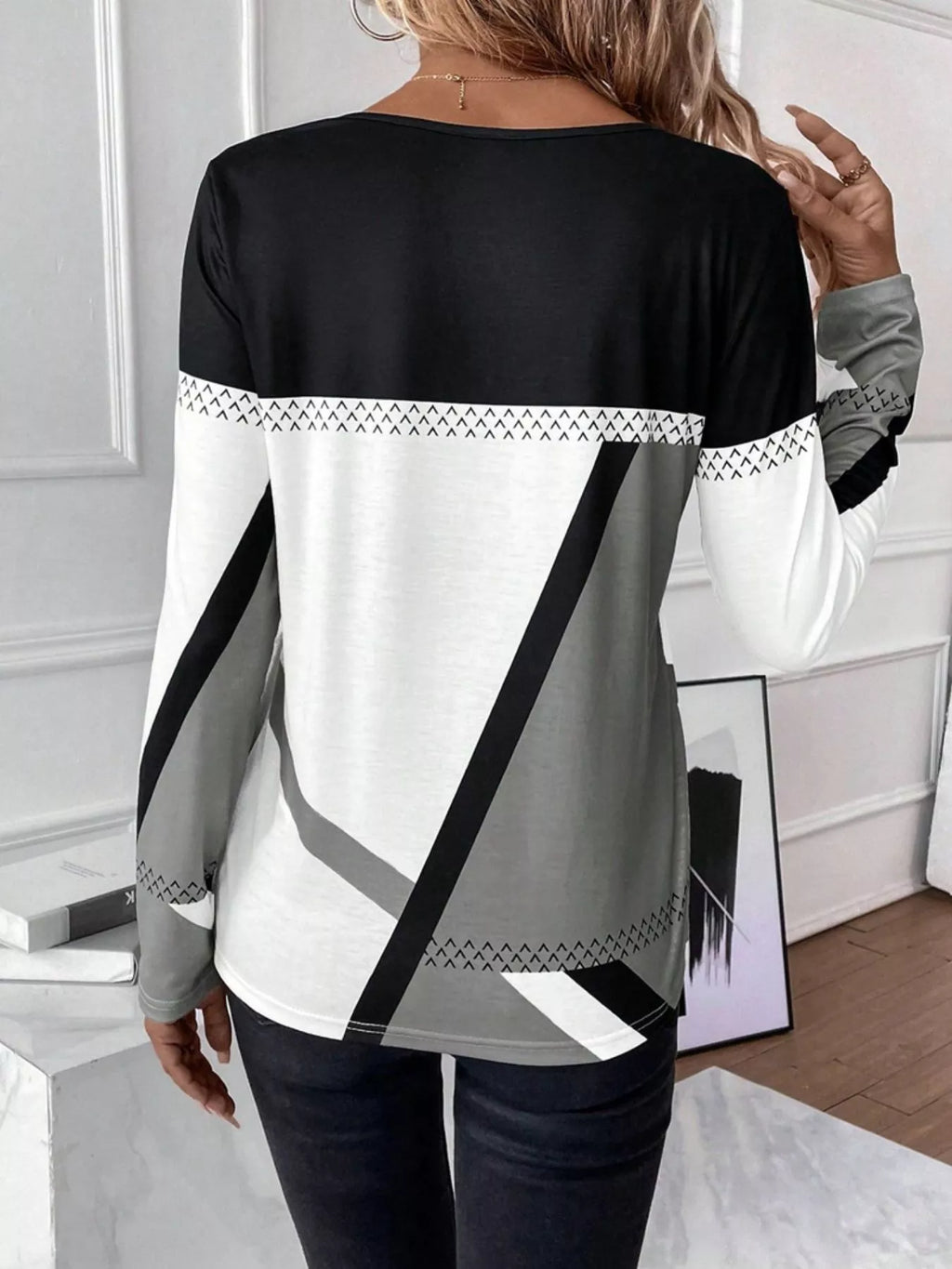 Block Long Sleeve T-shirt (5)