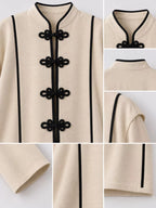 Chinese-style Mandarin Collar Blouse (9)