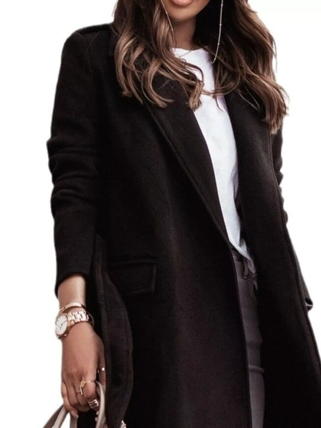 Tie Waist Longline Outerwear (6)