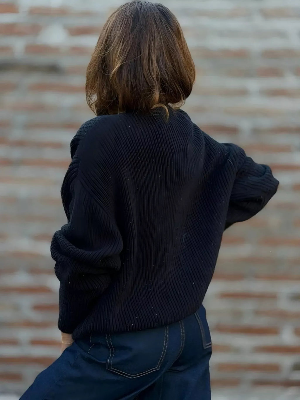 Full Size V-neck Button-up Knit Cardigan Plus (9)