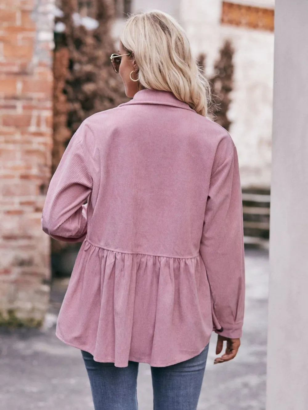Collared Neck Long Sleeve Shirt (5)