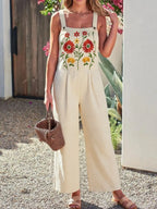 Floral Embroidered Wide Leg Jumpsuit (3)