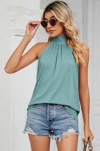 Tied Grecian Neck Tank (11)