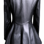 Short Coat Leather Jacket photo 2
