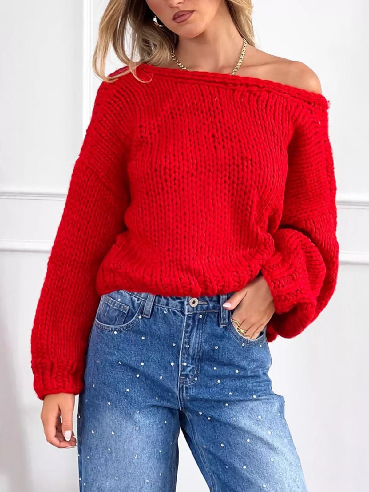 Chunky Knit Tie-front Cardigan (3)