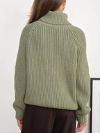 Turtleneck Long Sleeve Sweater (2)