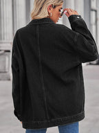 Button Up Long Sleeve Denim Jacket (30)