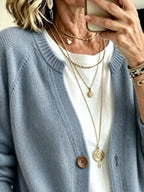 Full Size Button Up Raglan Sleeve Cardigan Plus (11)