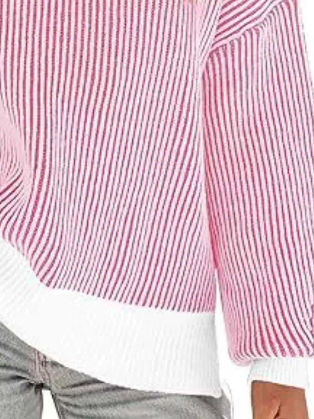 Stripe Dropped Shoulder Sweater (12)