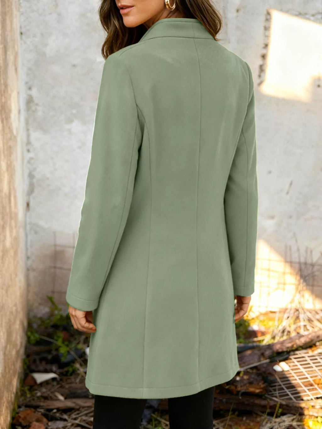 Button-down Longline Outerwear (13)