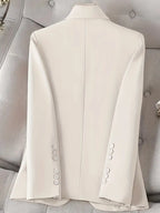 Single-button Long Sleeve Blazer (8)