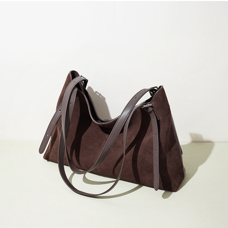 Large Capacity Suede Suede-effect Tote Bag photo 1