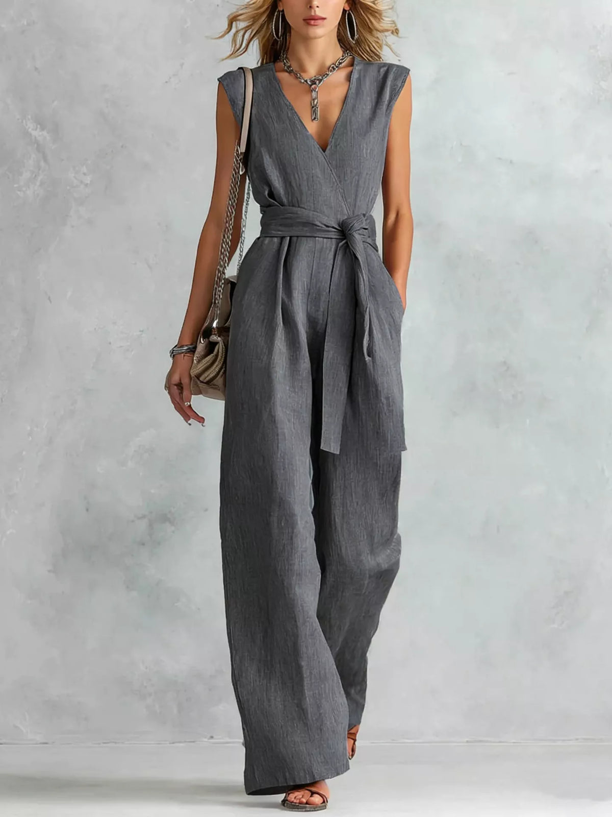 Sleeveless Wide Leg Jumpsuit (6)