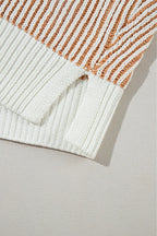 Round Neck Dropped Shoulder Sweater (17)