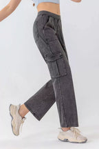 Buttoned Pocketed Long Jeans (3)