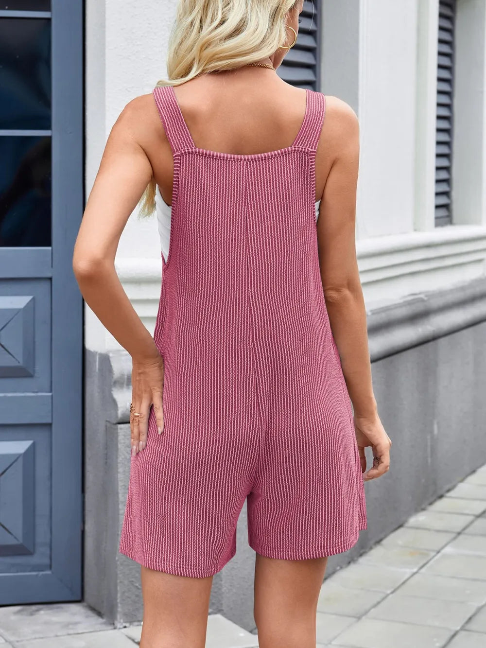 Knotted Wide Strap Scoop Neck Overalls (21)