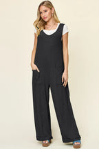Full Size Texture Sleeveless Wide Leg Jumpsuit (13)
