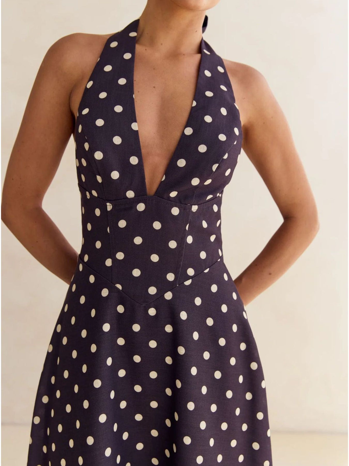 Floral Print Halter Neck Maxi Dress (27)