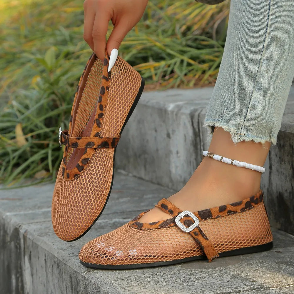 Round Toe Flats Sandals (4)