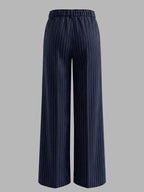 High-waisted Striped Wide-leg Pants (6)