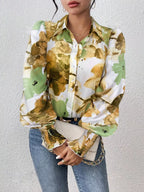 Floral Print Long Sleeve Shirt (8)