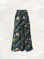 Printed Elastic Waist Skirt (2)