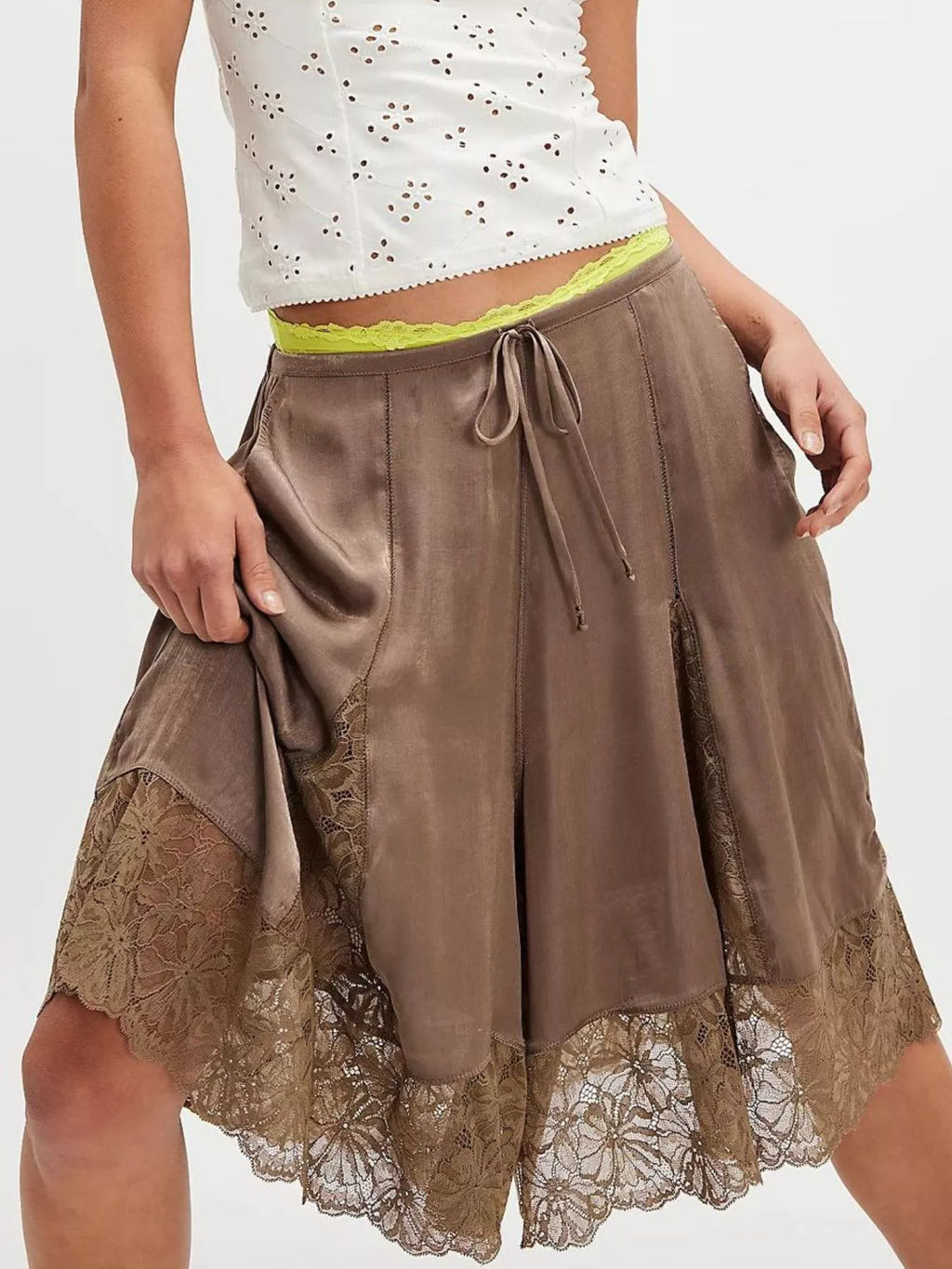 Lace Trimmed Shorts (24)
