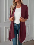 Lightweight Open Front Cardigan (13)
