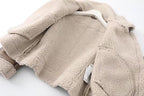 Fleece Autumn Winter Suede Fur Jacket Motorcycle photo 5