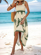 Smocked Printed Wide Strap Maxi Dress (12)