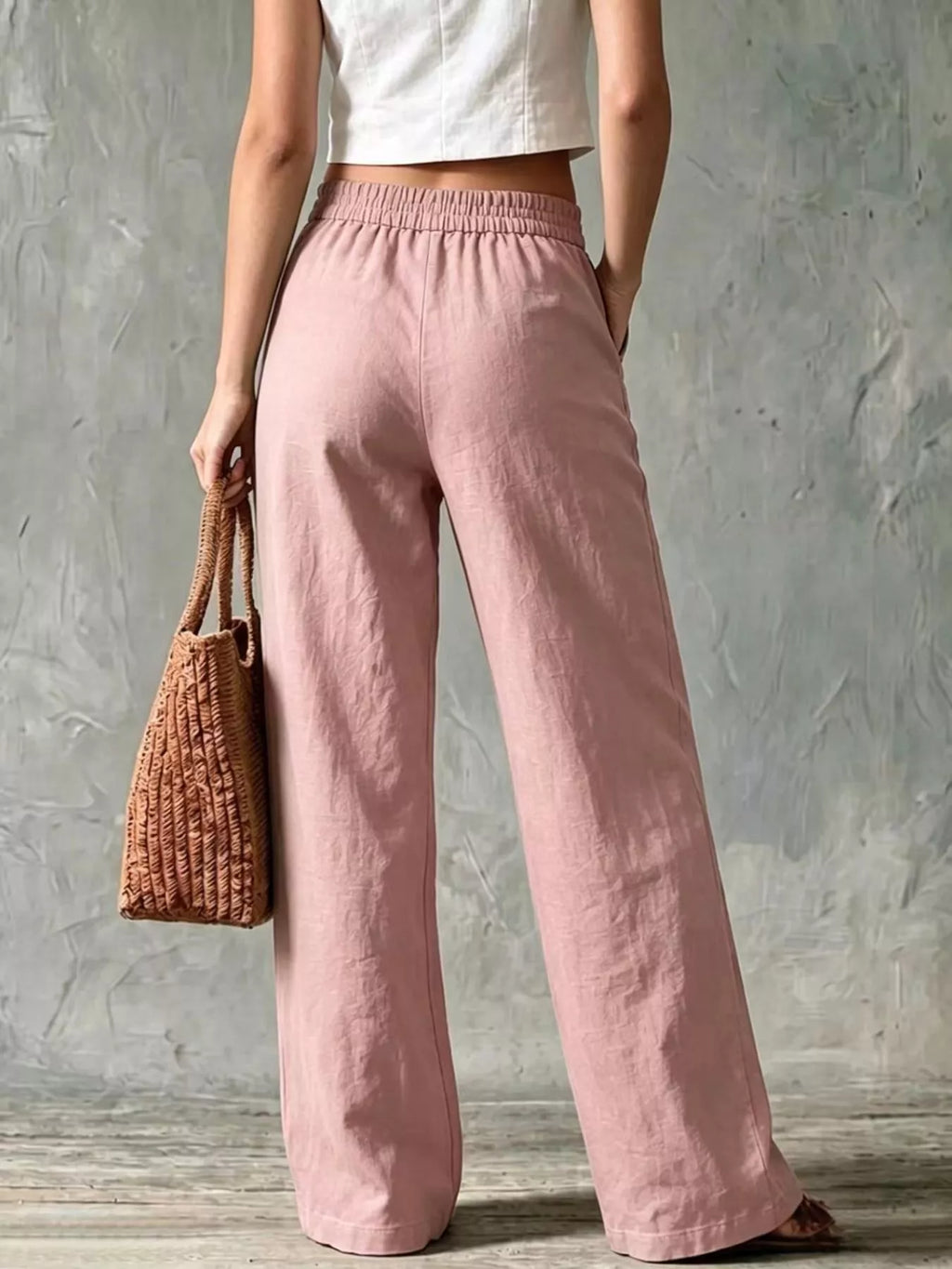 Full Size Wide Leg Pants Plus (4)