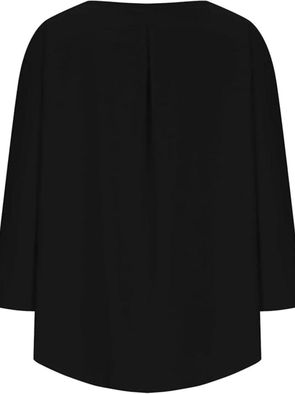 Full Size Round Neck Relaxed Fit Blouse Plus (11)