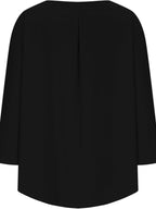Full Size Round Neck Relaxed Fit Blouse Plus (11)