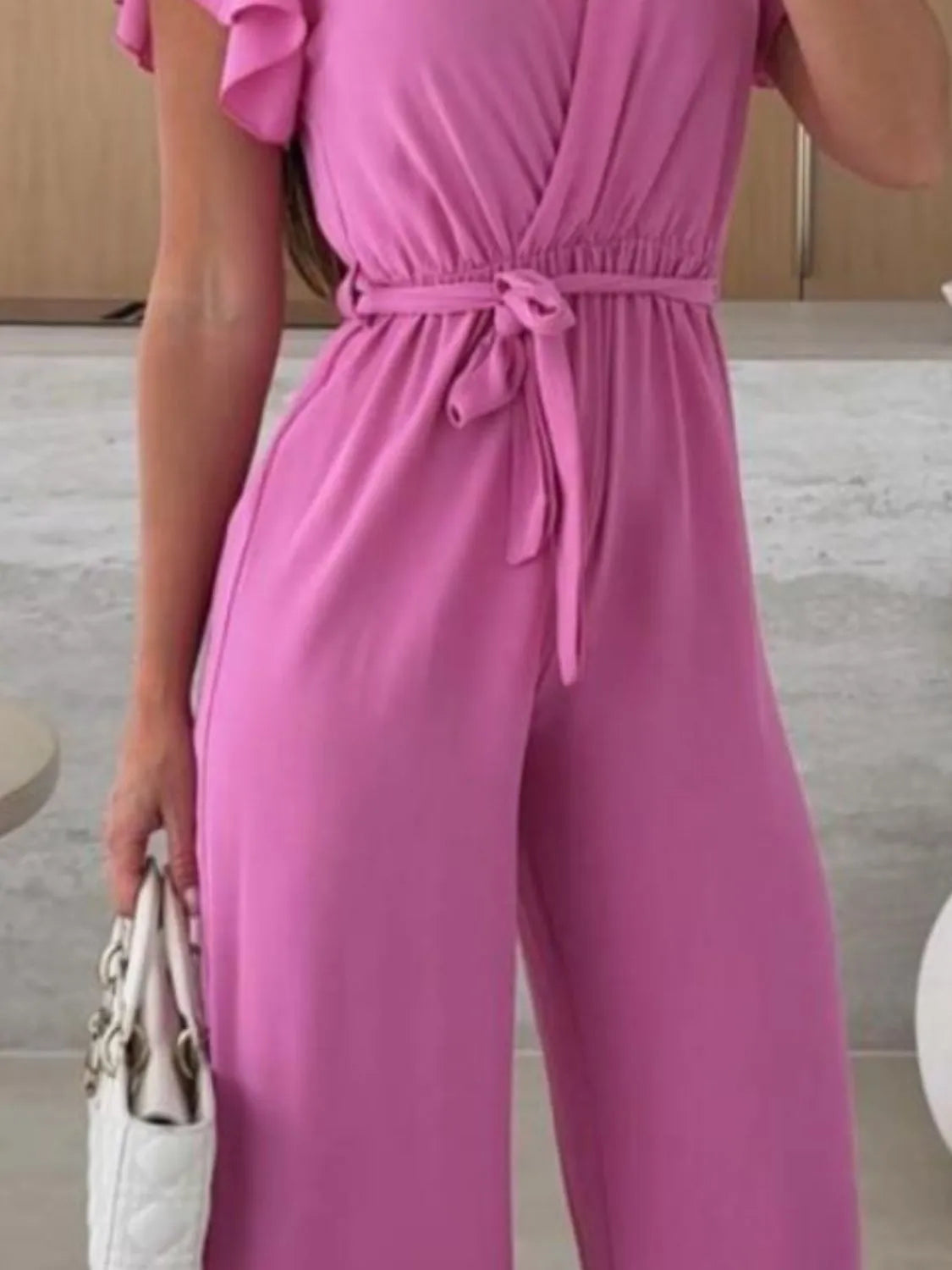 Tied Ruffled Wide Leg Jumpsuit (2)
