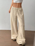 Wide-leg Drawstring Pants (28)