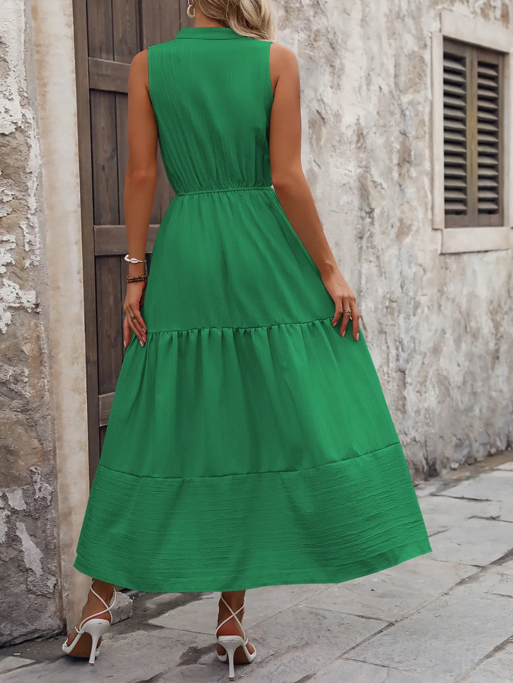 Notched Sleeveless Maxi Tank Dress (12)