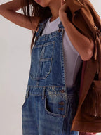 Wide Strap Wide Leg Denim Overalls (5)