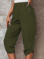 Full Size Roll-tab Capris Pants (8)