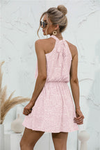 Floral Tied Sleeveless Mini Dress (19)