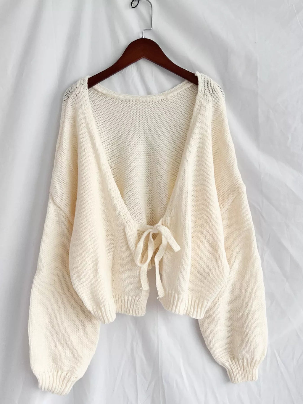 Chunky Knit Tie-front Cardigan (20)